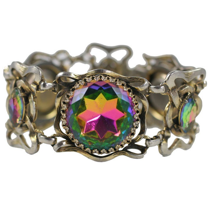 Large Schiaparelli Bracelet, Costume Jewelry