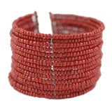 Tibetan Red Coral Bracelet