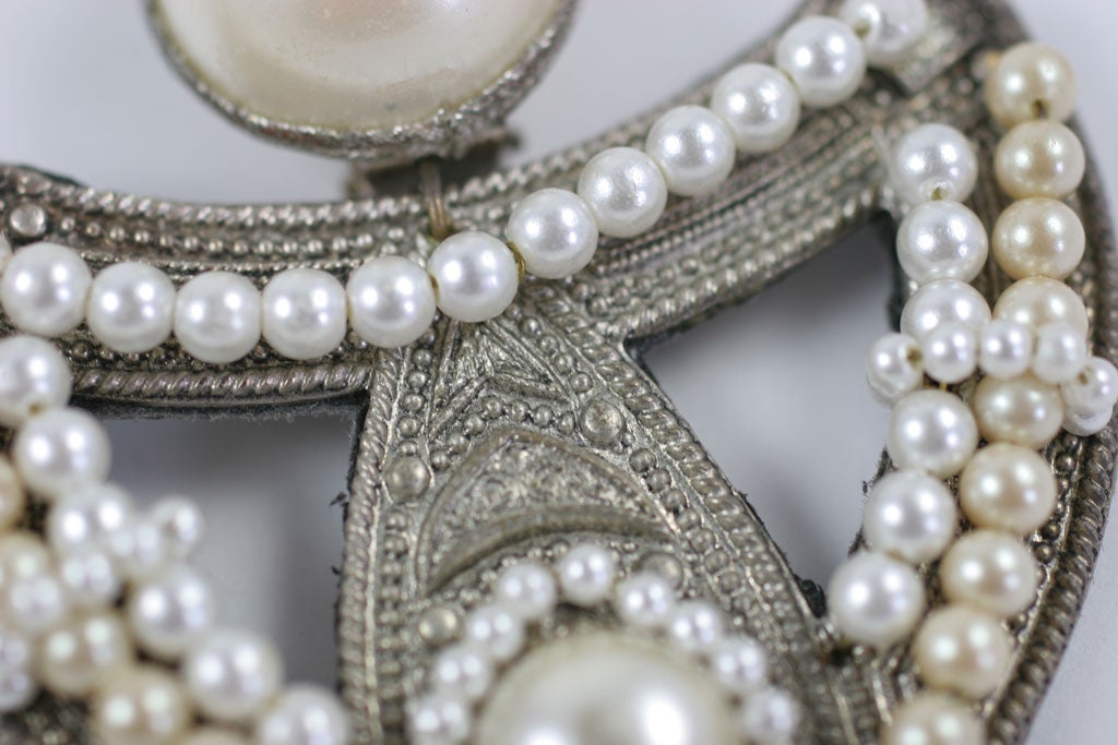 pearl earrings costume jewellery