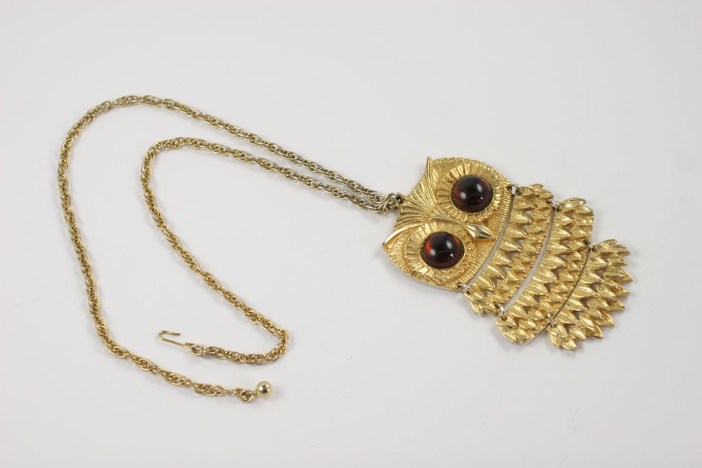 owl necklace 2000s