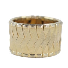 Bracciale/manicotto intrecciato in oro, Bigiotteria