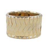 Woven Goldtone Bracelet 8