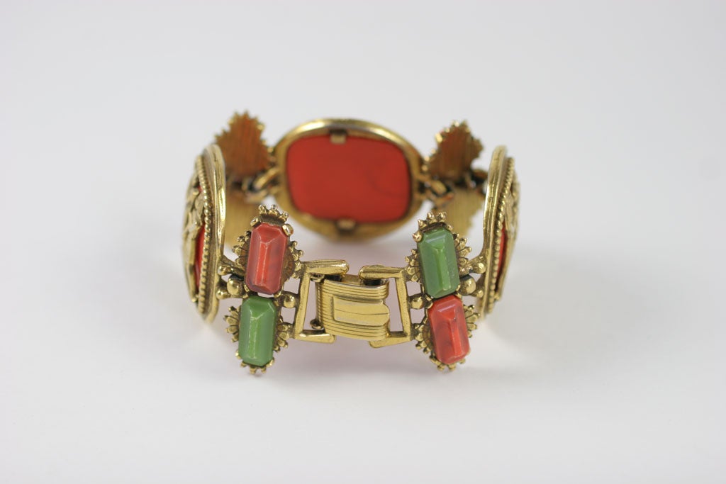 Women's Egyptian Revival Bracelet, Costume Jewelry