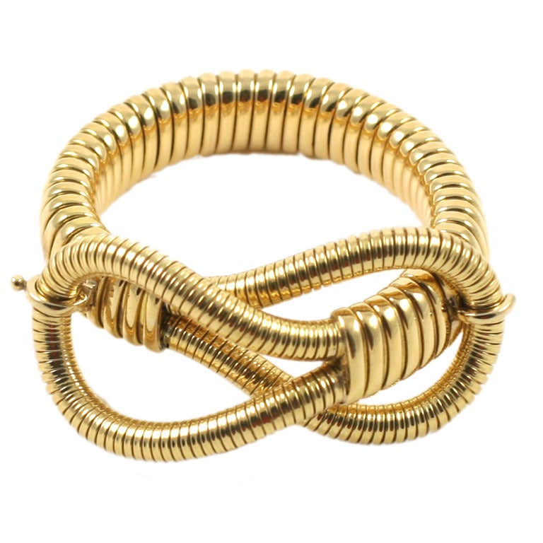Flexible Gold Bracelet