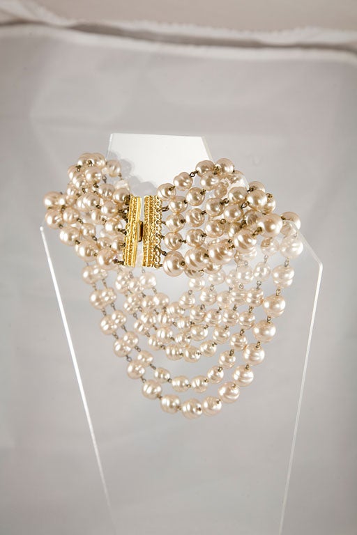 Multi-strand Pearl Necklace 2