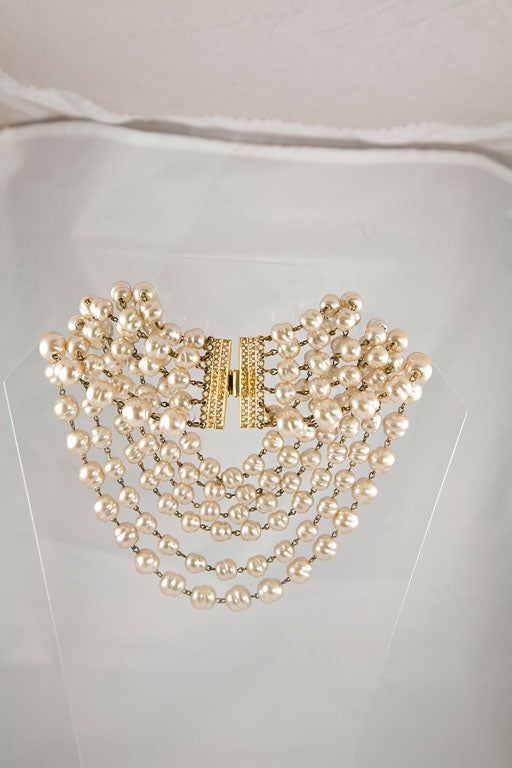 Multi-strand Pearl Necklace 3