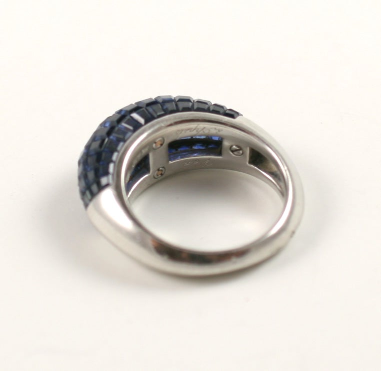 Women's VAN CLEEF & ARPELS Invisible Set Sapphire Ring