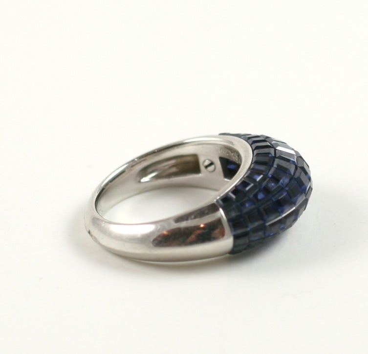 VAN CLEEF & ARPELS Invisible Set Sapphire Ring 3