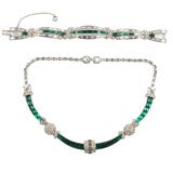 Boucher Necklace and  Matching Bracelet