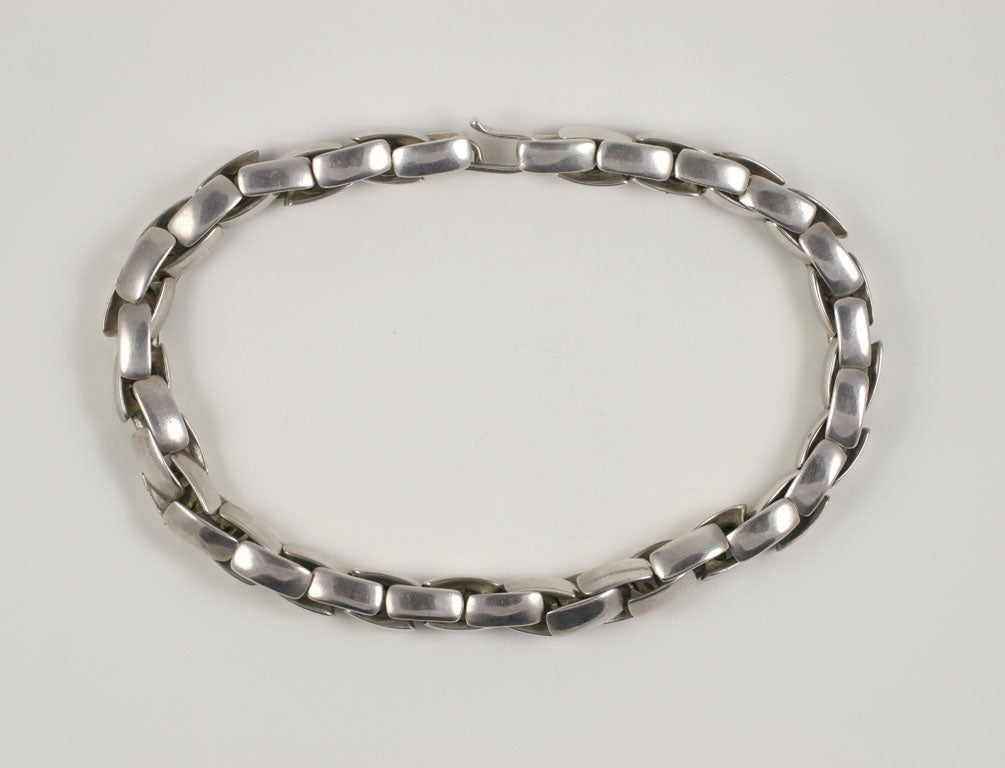 Contemporary Sterling Silver  Robert Lee Morris Collar 1970