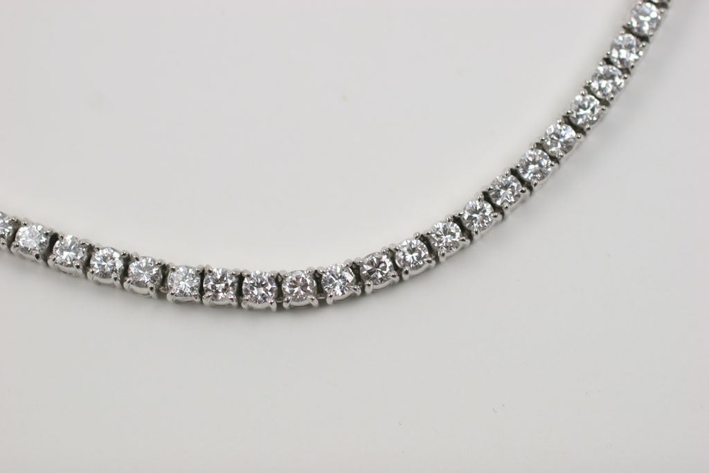 Cartier, Diamond Riviere Necklace, 11 Carats, 'F-G', 'VVS-VS' 1