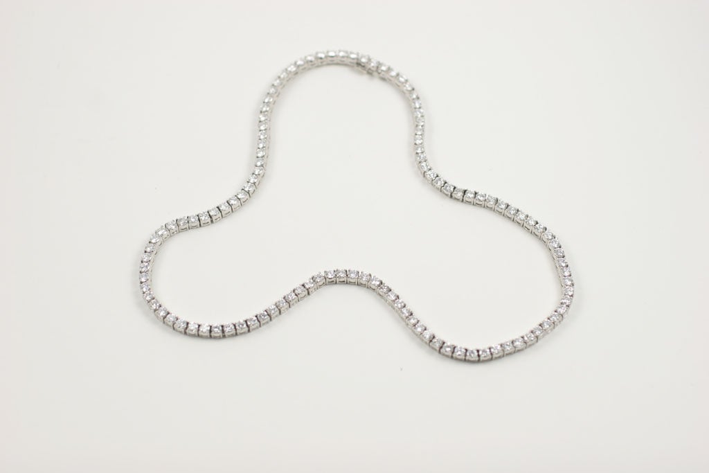Cartier, Diamond Riviere Necklace, 11 Carats, 'F-G', 'VVS-VS' 2