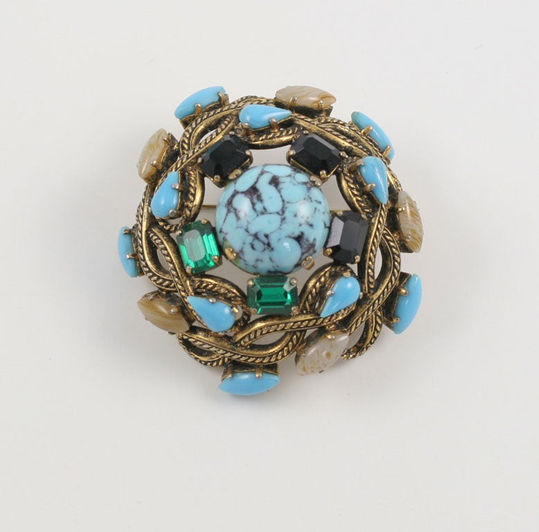 Women's Vintage Christian Dior Dome Brooch