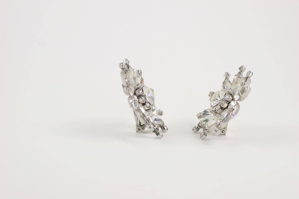 large rhinestone earrings