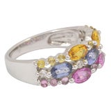 Multicolor Sapphire Ring