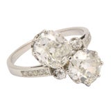 ROMANTIC "Toi et Moi"  DIAMONAND RING