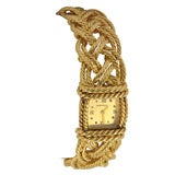 SUPERB BOUCHERON "BRAIDED"  gold ladies Watch