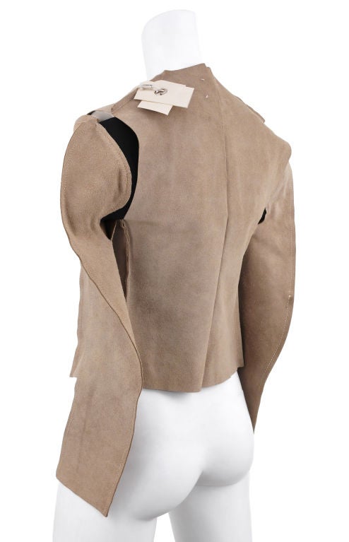 Martin Margiela Brown Suede Jacket from 