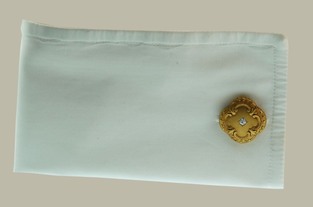 Victorian 19th Century French Cufflink and Stud Set For Sale