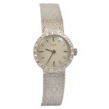 ELEGANT GOLD and DIAMOND LADIES DRESS WATCH