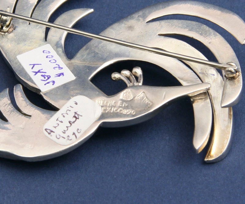 Women's ANTONIO PINEDA Sterling Bird Brooch (1960's)