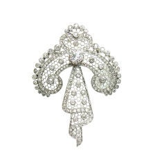 Edwardian Diamond Corsage Pin