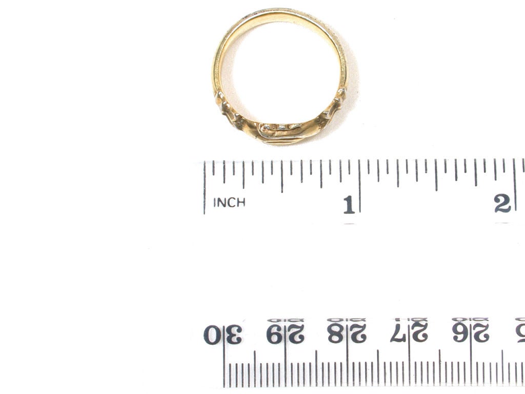 Renaissance Silver Gilt Fede Ring 3