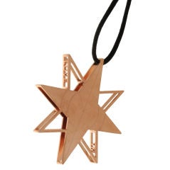 'i4Star' pendant Gold plated