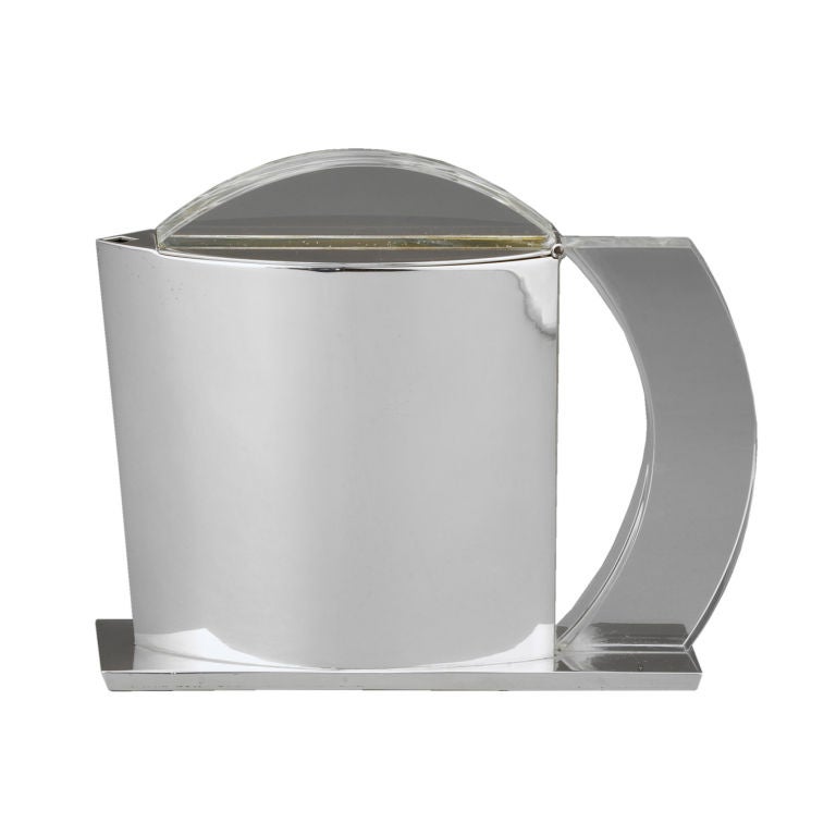 Jean E. Puiforcat Geometric Teapot For Sale