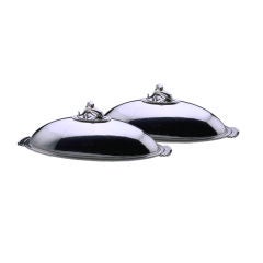 Extraordinary Pair of Georg Jensen Fish Dishes