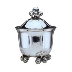 Antique Georg Jensen Lidded Wine Cooler