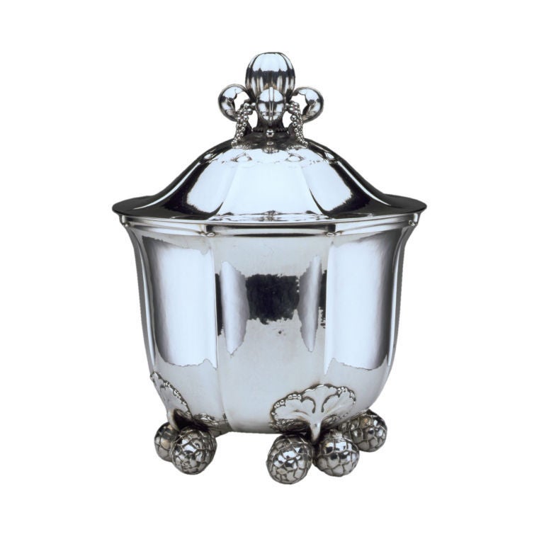 Georg Jensen Lidded Wine Cooler For Sale