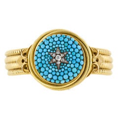 Antique Georgian Turquoise Bracelet