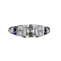 Art Deco Diamond Engagment Ring
