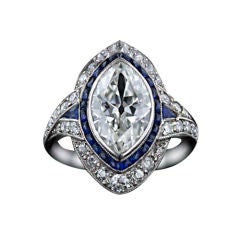 Original Art Deco Marquise Diamond Ring Original Art Deco Marquise Diamond Ring