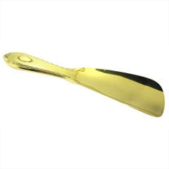 CARTIER Art Deco  Gold Shoehorn