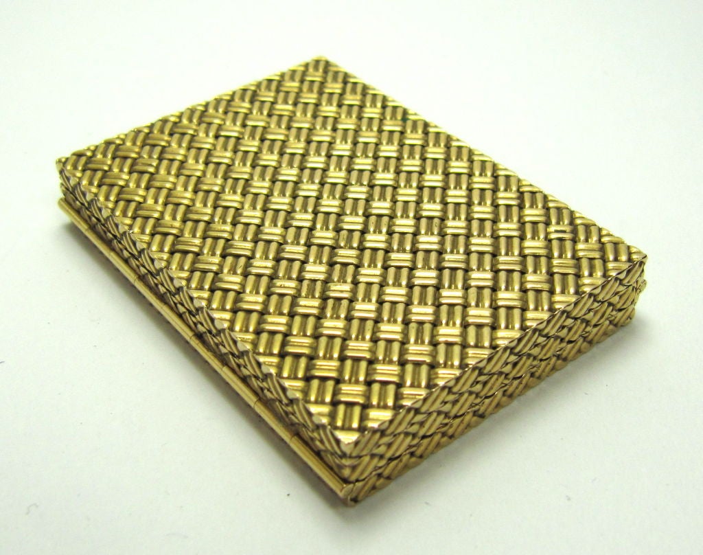 Women's or Men's VAN CLEEF & ARPELS Rare 18K Gold 3X Folding Picture Frame