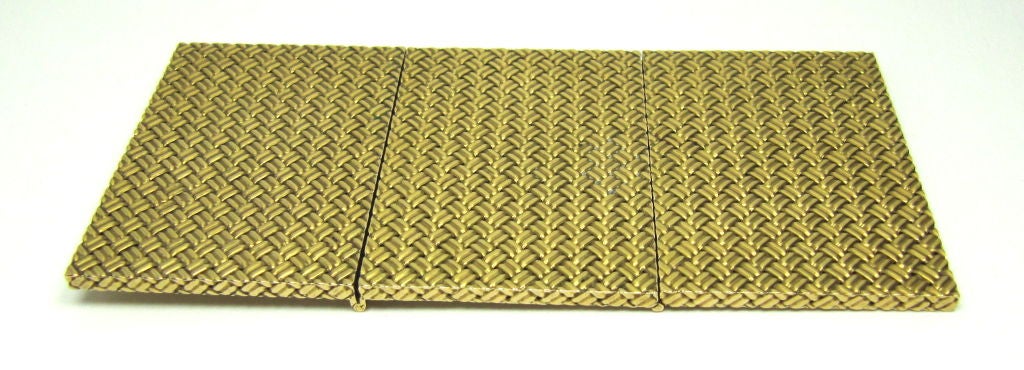 VAN CLEEF & ARPELS Rare 18K Gold 3X Folding Picture Frame 1