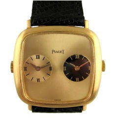 Piaget Two Time Zone in 18 Karat Gold