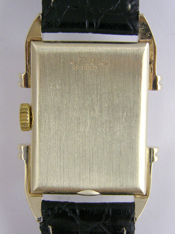 gruen curvex precision watch