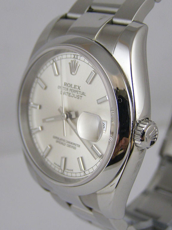 Rolex SS Datejust ref. 116200 Current Model New