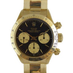 Rolex Montre Daytona en or jaune 18 carats, réf. no 6265