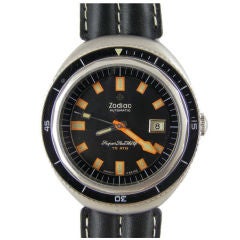 Vintage Zodiac SS Super Seawolf 50atm Diver Watch circa 1970's