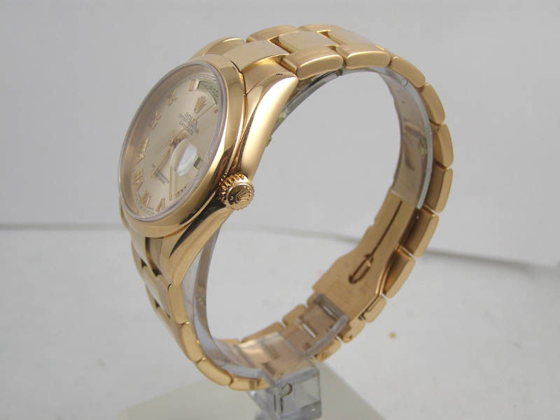 Rolex 18K PG "Everose" Day Date President ref# 118205
