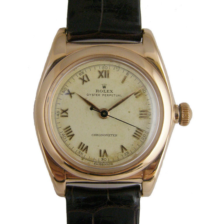 Rolex Oyster Perpetual 14K PG 