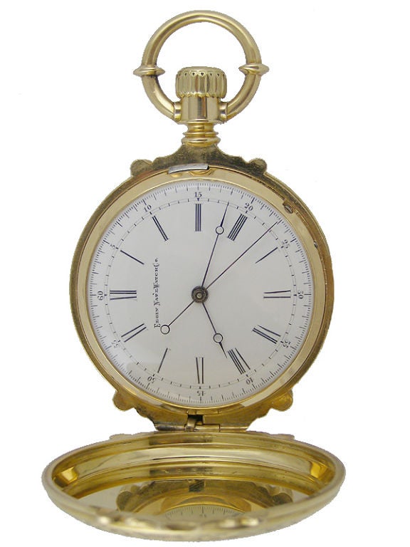 Elgin 18 Size 14K YG Box Hinge Doctor's pocketwatch circa 1915. Fabulous condition heavy box hinge case free of any engravings on either side of the case. Heavy fancy bow with ornamentation. Gilt 15 jewel sweep seconds movement. This is a large and
