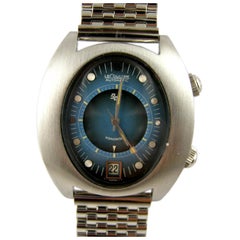 Retro Lecoultre SS Memovox Automatic Alarm Model with Date