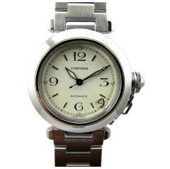 Cartier SS Pasha C 35mm Mid-Size Steel Watch