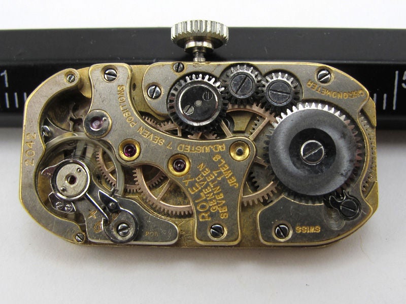 Rolex SS Prince Brancard Flared Case Model ref# 1490 c.1930's 2