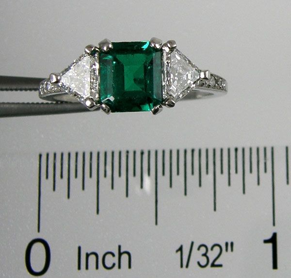 Tiffany and Co. Emerald and Diamond Ring 1